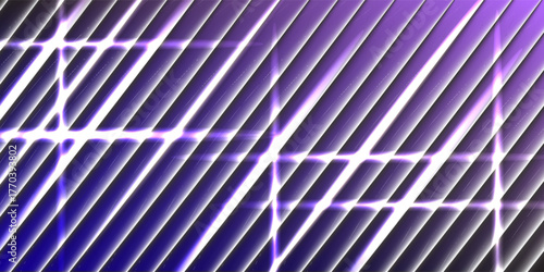 abstract modern pattern in the form of parallel diagonal lines with purple and blue color gradations