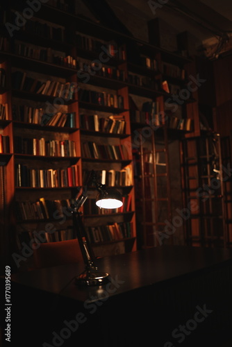 old house in the night