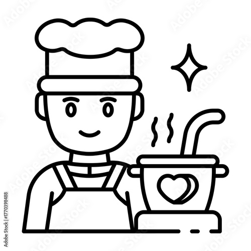 This Volunteering icon is suitable for Thanksgiving Day.