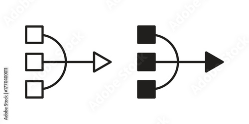 Simplify icon illustrations collection. editable stroke outline and flat style