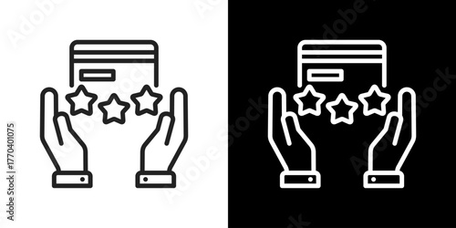 Loyalty Icon Line Vector Illustration