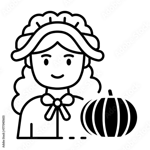 This Pilgrim icon is suitable for Thanksgiving Day.