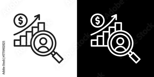 Prospect Icon Line Vector Illustration
