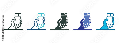 Assistance Icon Set Multiple Style Of