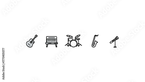 Musical Instrument Icons
