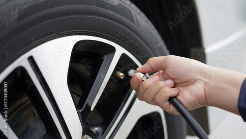 Inflate your car tires to save fuel before traveling.