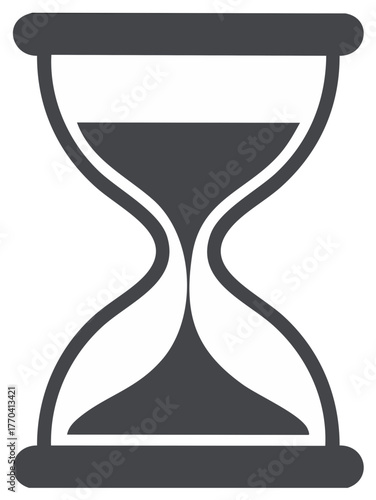Hourglass Sand Timer: Countdown, Deadline, and Measurement Tool Icon