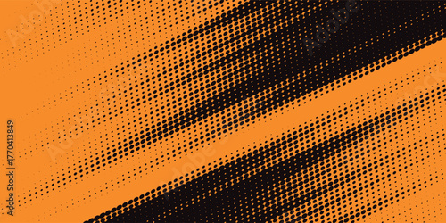orange black brush Car sticker wrap pattern banner abstract sporty lines black orange color combination grunge brush pattern racing motorsport design.