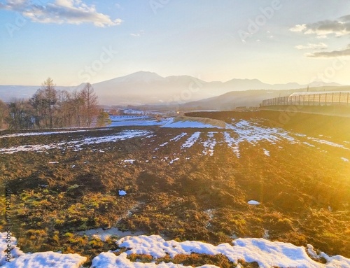 嬬恋キャベツ畑の風景