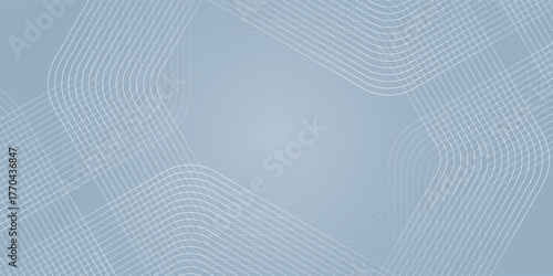 Vector hexagon lines on gray background. Geometric stripe line art design good futuristic vector template graphic good