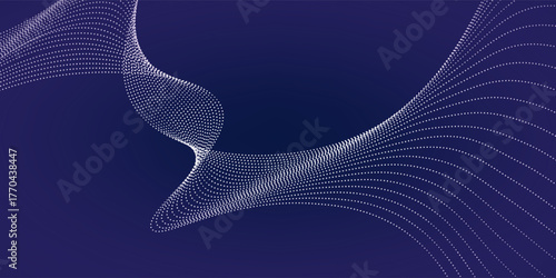 Modern light point Hi-tech digital technology concept. High tech computer illustration lold nice