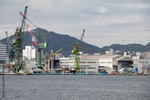 建造中の潜水艦
