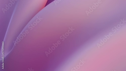 Abstract gradient folds in soft purple and pink hues