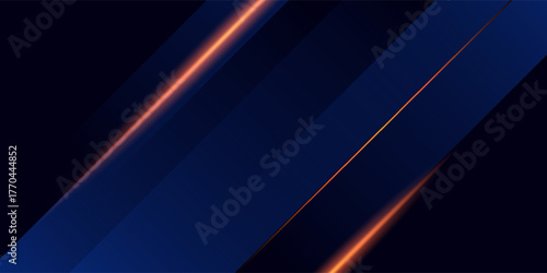 Blue technology background with motion neon light effect.Vector illustration.