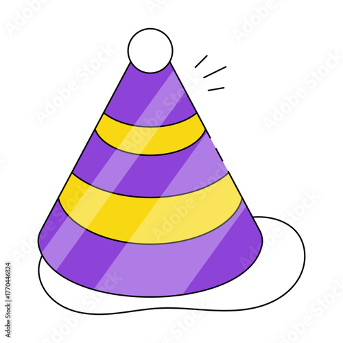 A perfect design icon of party cap