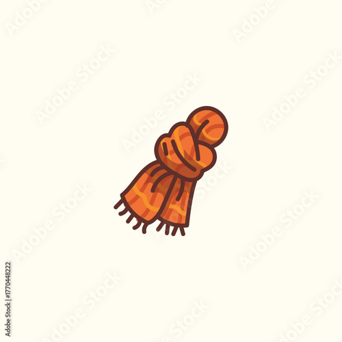 Cozy Autumn Scarf Clothing Icon