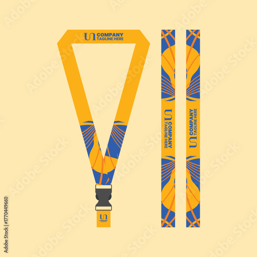 Office and company ID card lanyards 