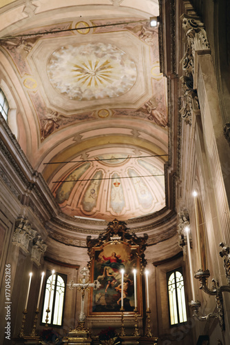 Schilderij op canvas interior of st vitus cathedral