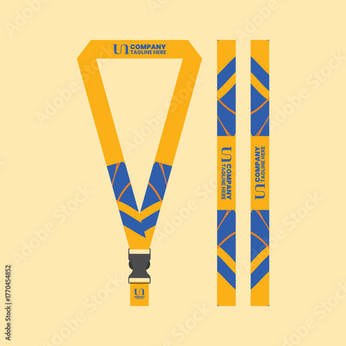 Office and company ID card lanyards 