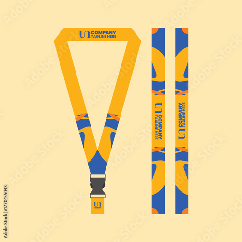 Office and company ID card lanyards 
