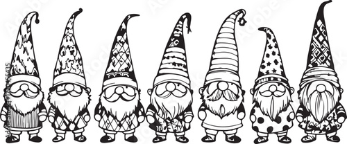 An abstract vector illustration with a tribal tattoo design on a black and white background is a cool art object