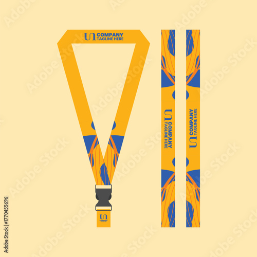 Office and company ID card lanyards 