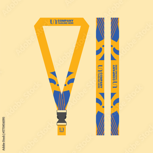 Office and company ID card lanyards 