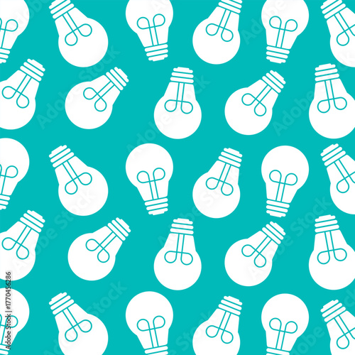 Lightbulb seamless pattern. light bulb background. lamp illustration.	