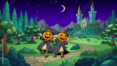 Halloween, carnival, mystery, fairy tale, night, holiday, theater, stage, production, decoration,
spooky, horror, ghost, pumpkin, witch, costume, trick or treat, autumn, haunted, skeleton, mask, creep