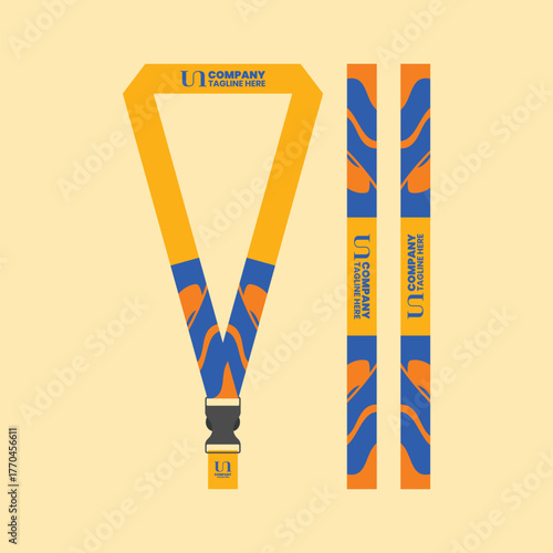 Office and company ID card lanyards 