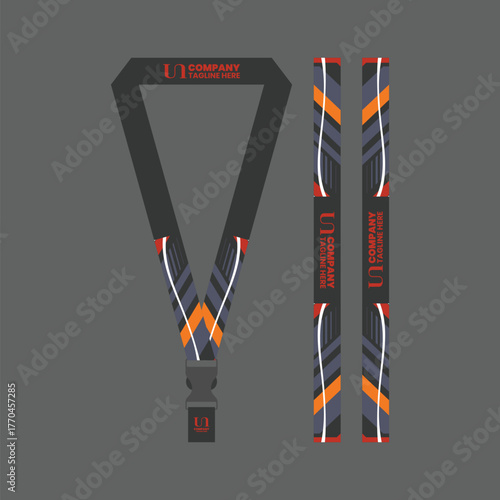 Office and company ID card lanyards 