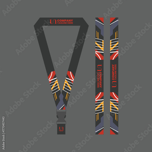 Office and company ID card lanyards 