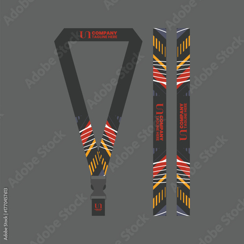 Office and company ID card lanyards 
