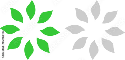 Eco Bio Leaves Product Sign Symbol Logo Vector
