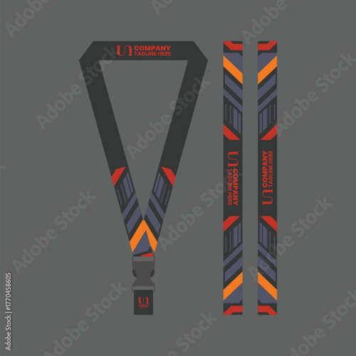 Office and company ID card lanyards 