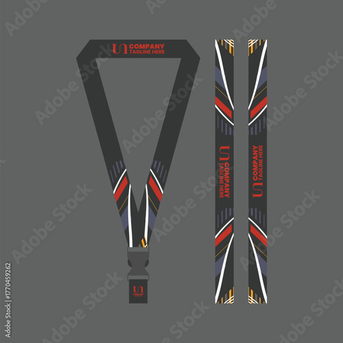 Office and company ID card lanyards 