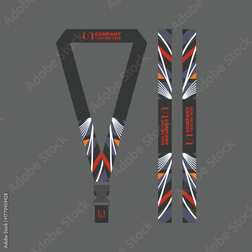 Office and company ID card lanyards 