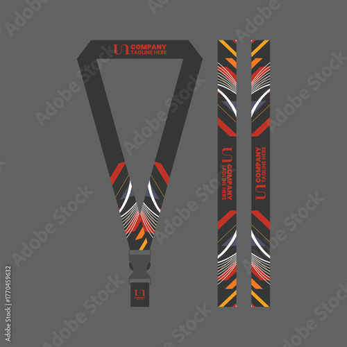 Office and company ID card lanyards 