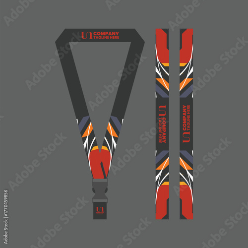 Office and company ID card lanyards 