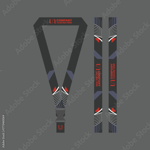 Office and company ID card lanyards 