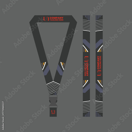 Office and company ID card lanyards 