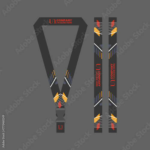 Office and company ID card lanyards 
