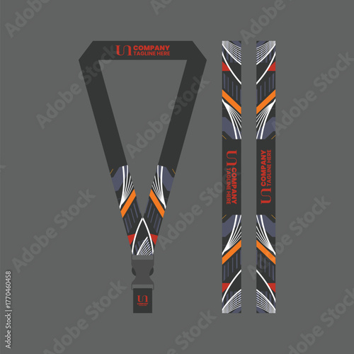 Office and company ID card lanyards 