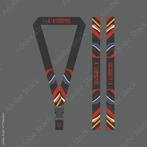 Office and company ID card lanyards 
