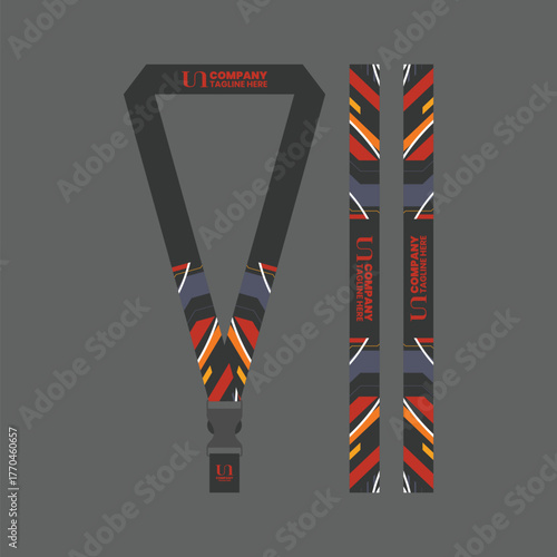 Office and company ID card lanyards 