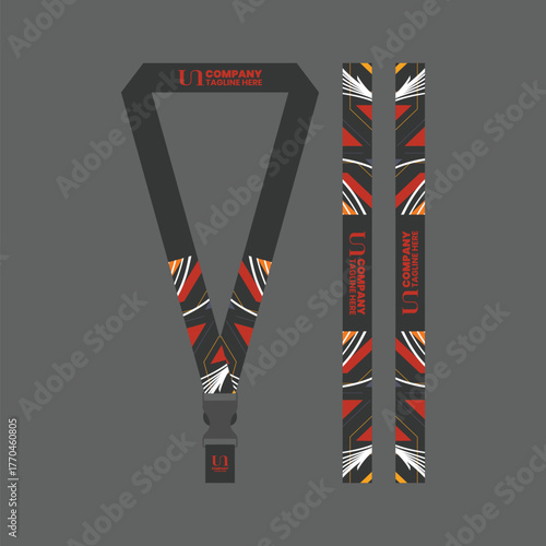 Office and company ID card lanyards 