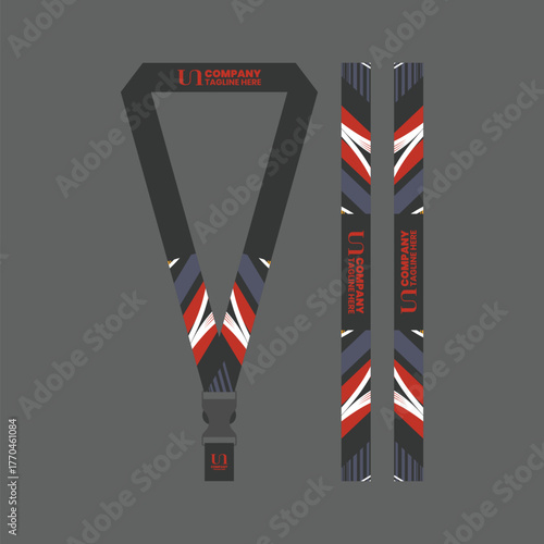 Office and company ID card lanyards 