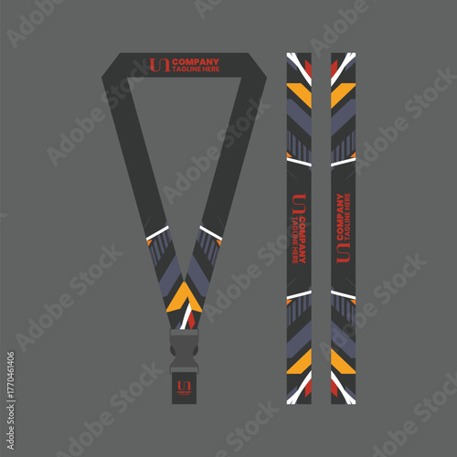 Office and company ID card lanyards 