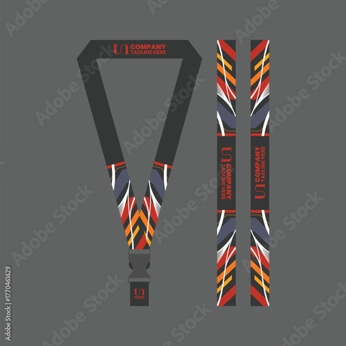 Office and company ID card lanyards 
