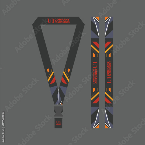 Office and company ID card lanyards 